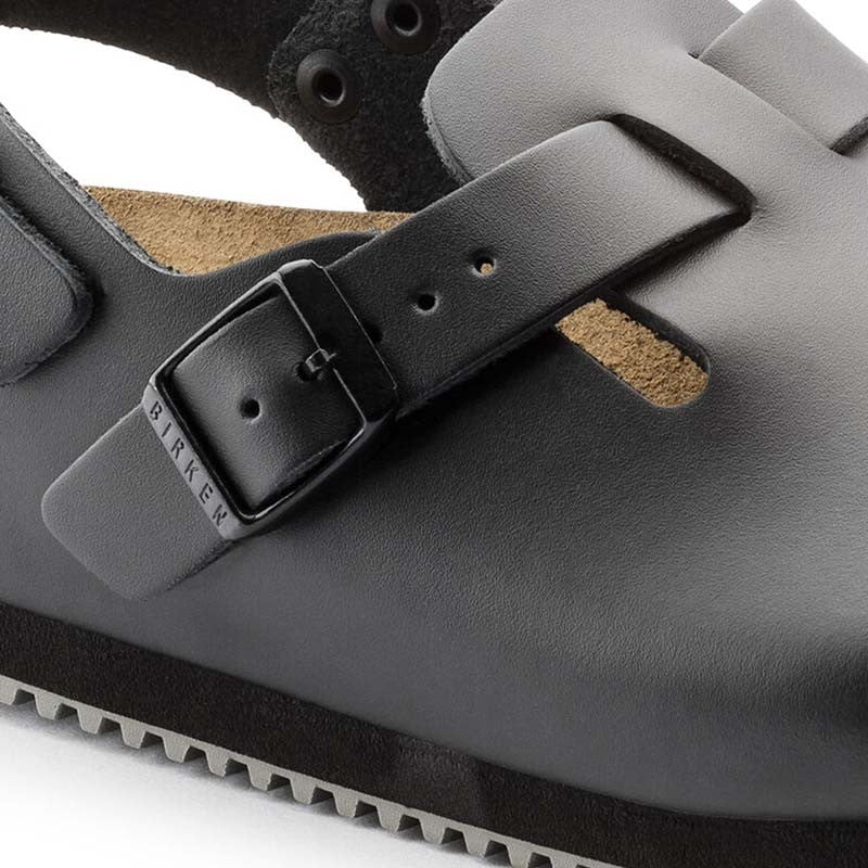 Sabot de Travail Mixte Tokio Cuir Noir Modèle Super Grip - BIRKENSTOCK - Image 6
