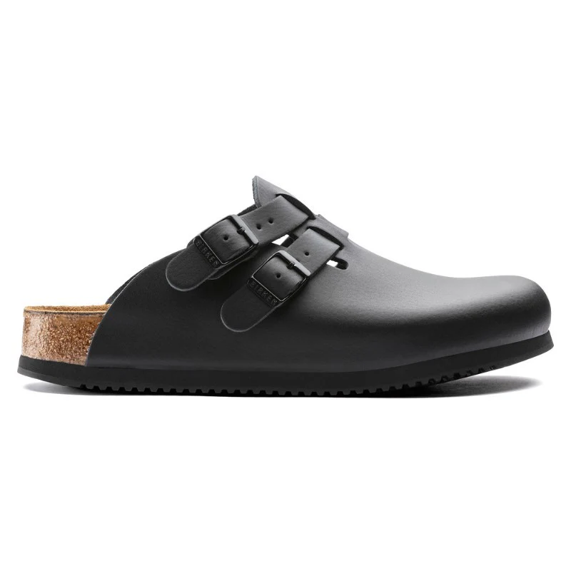 Sabots de Travail en Cuir Naturel Noir Bride KAY SL - BIRKENSTOCK - Image 5