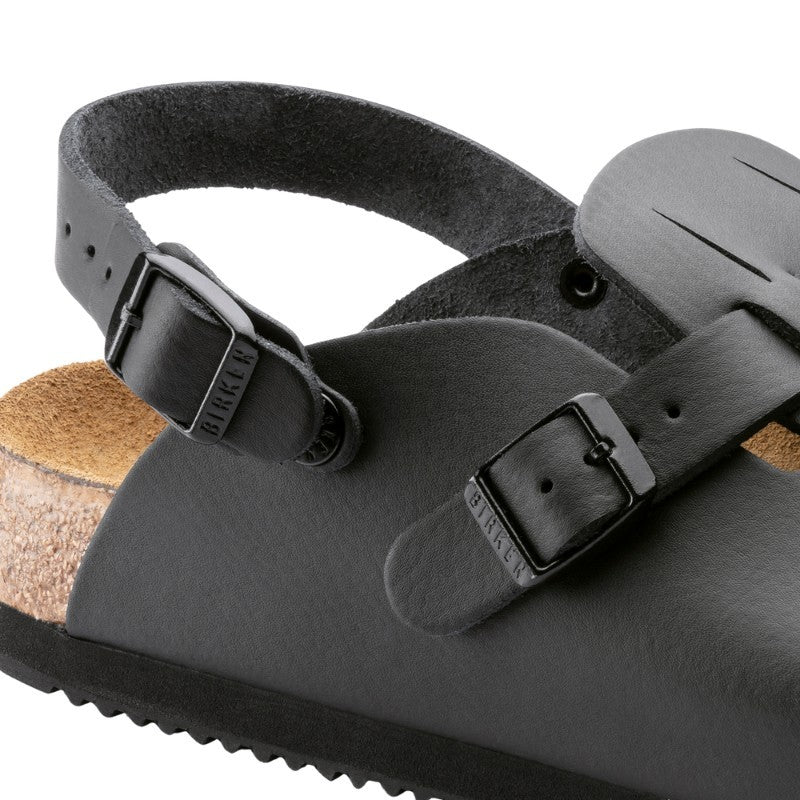 Sabots de Travail en Cuir Naturel Noir Bride KAY SL - BIRKENSTOCK - Image 6