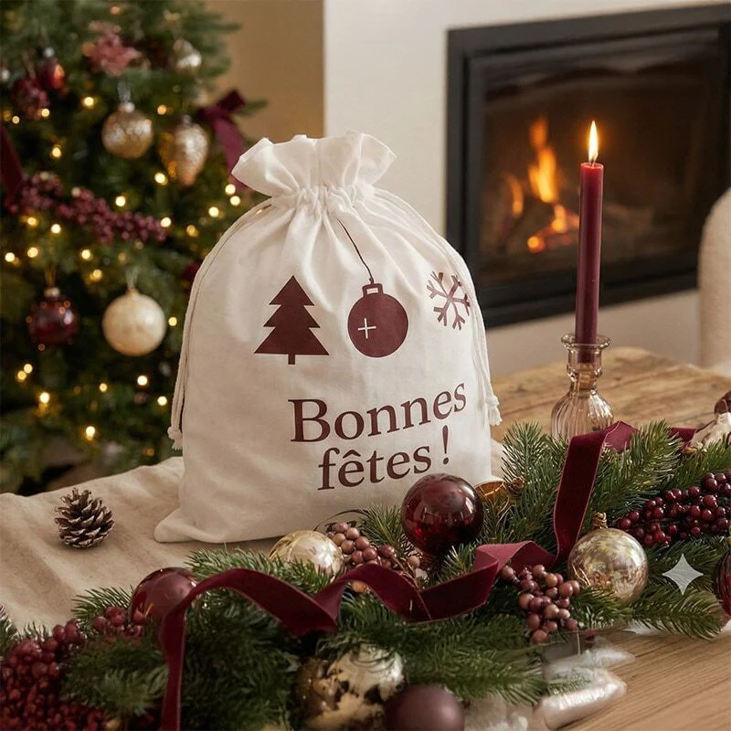 Sac de Noël 100 % Coton - MANELLI - Image 3