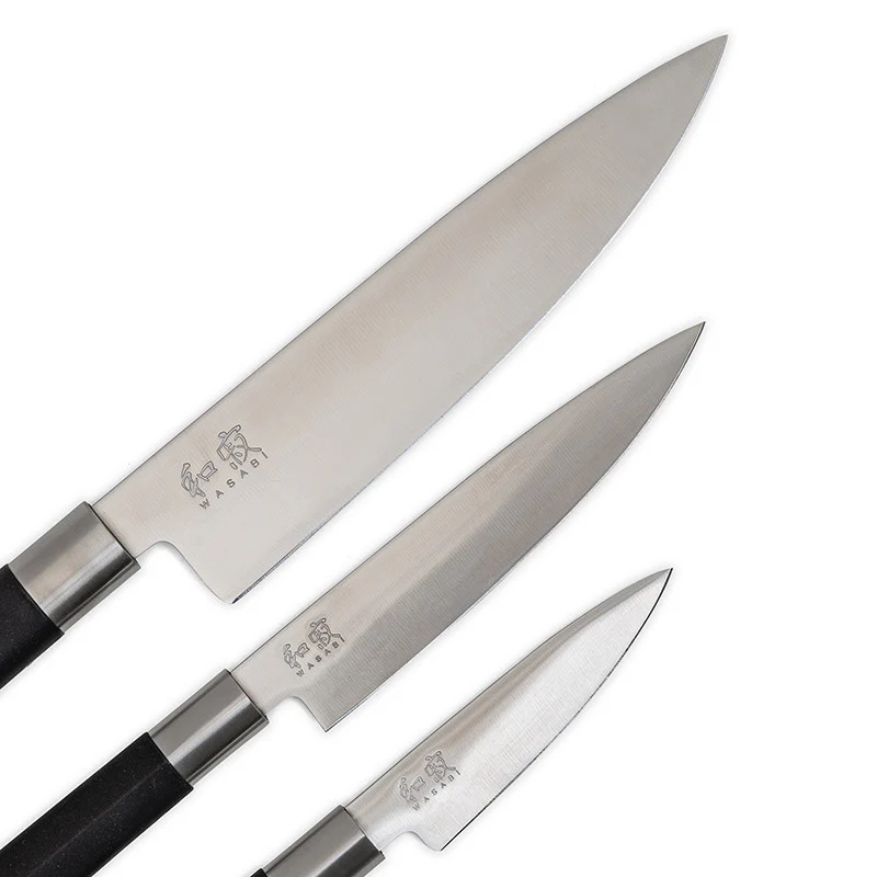 Set 3 Couteaux Japonais WASABI BLACK - KAI - Image 10
