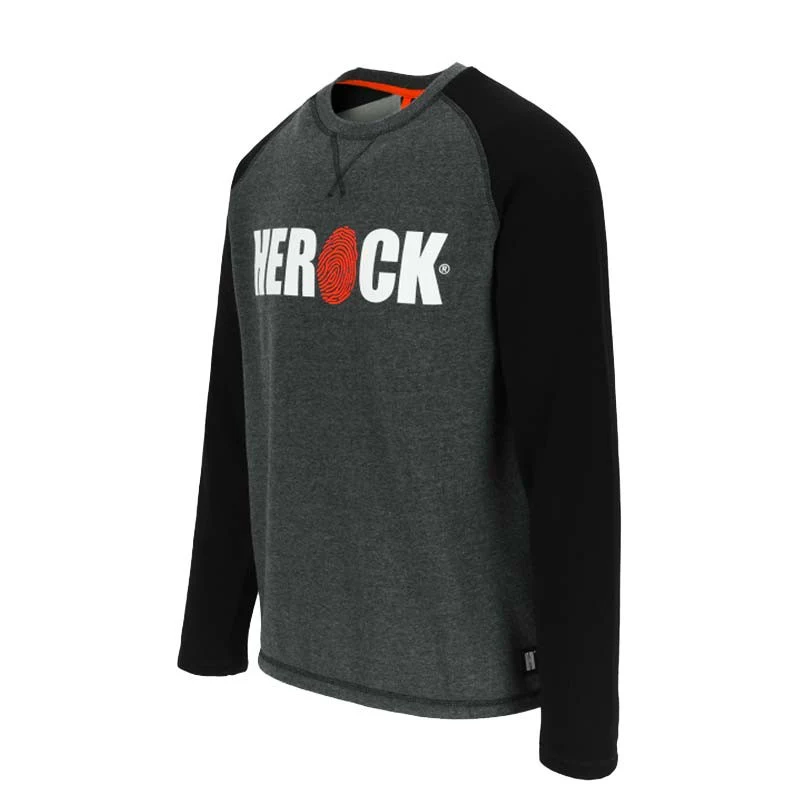 Sweat-Shirt de Travail Heather Gris Foncé - HEROCK - Image 2