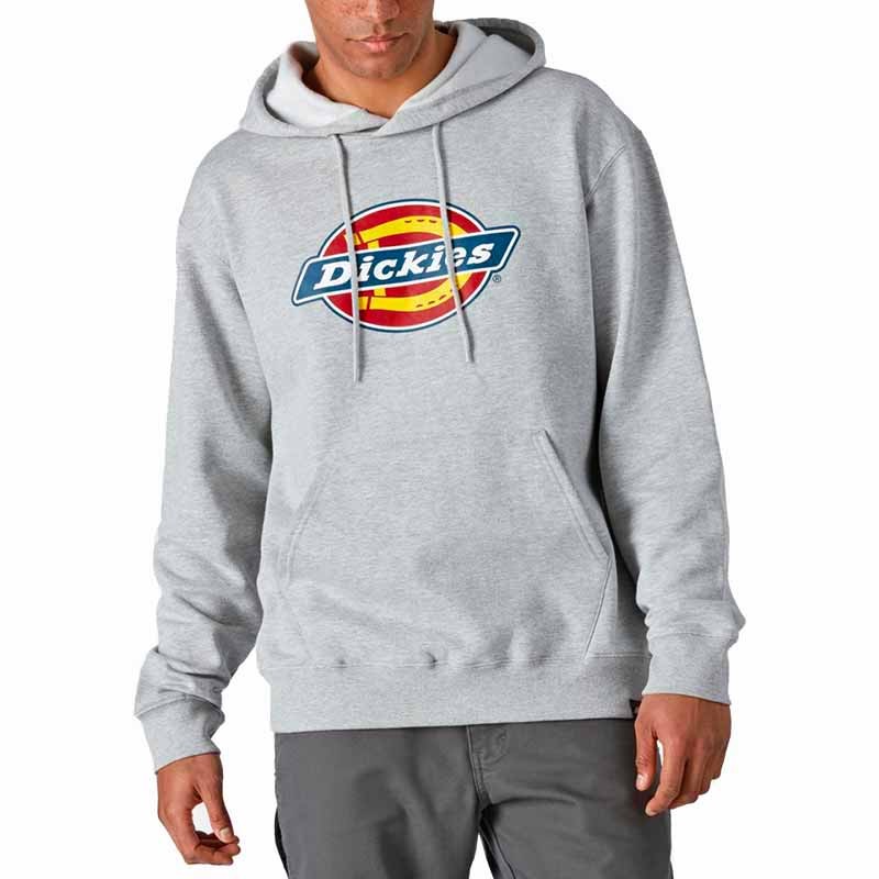 Sweat-Shirt Homme Logo à Capuche Gris - DICKIES WORKWEAR