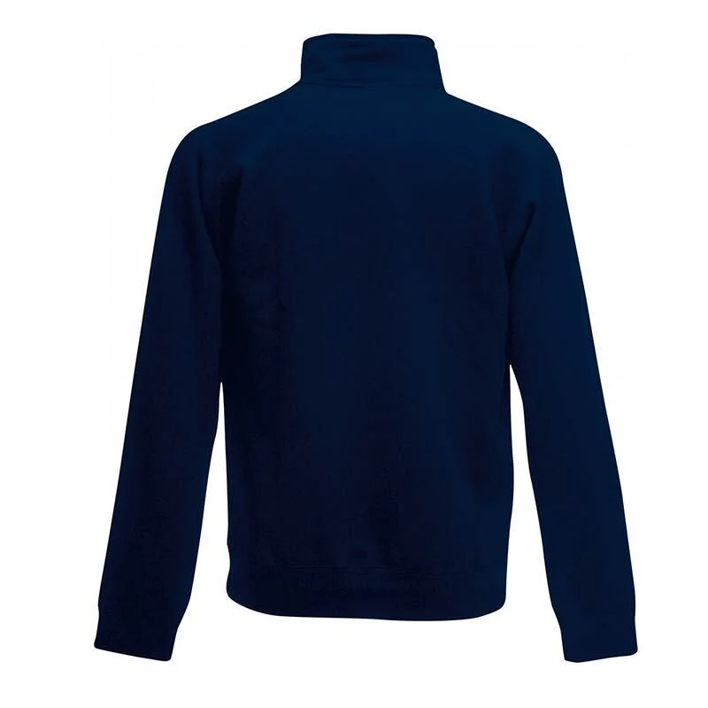 Sweat-Shirt Homme Col Zippé Premium Deep Navy - TOPTEX - Image 2