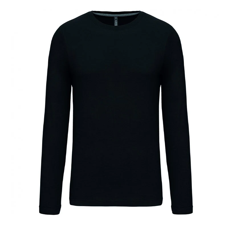 T-shirt Homme Col Rond à Manches Longues - KARIBAN