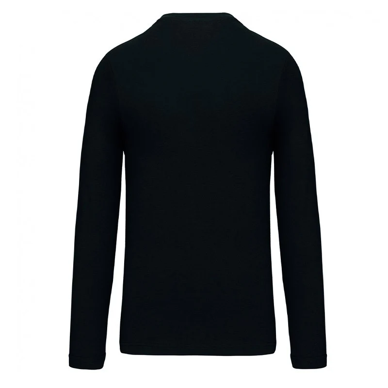 T-shirt Homme Col Rond à Manches Longues - KARIBAN - Image 2