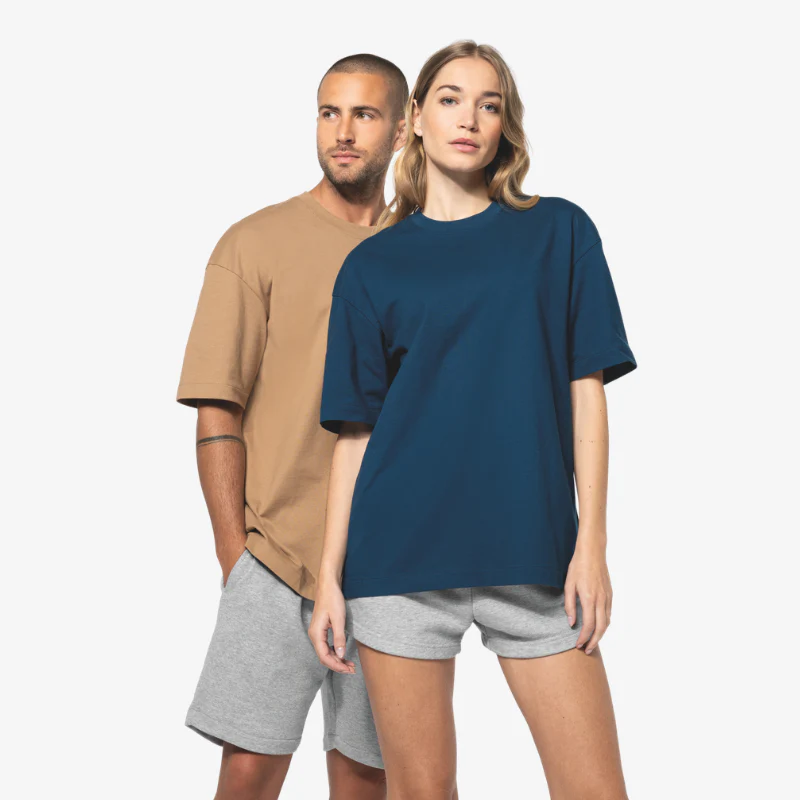 T-shirt Unisexe Manches Courtes Oversize -  KARIBAN - Image 5