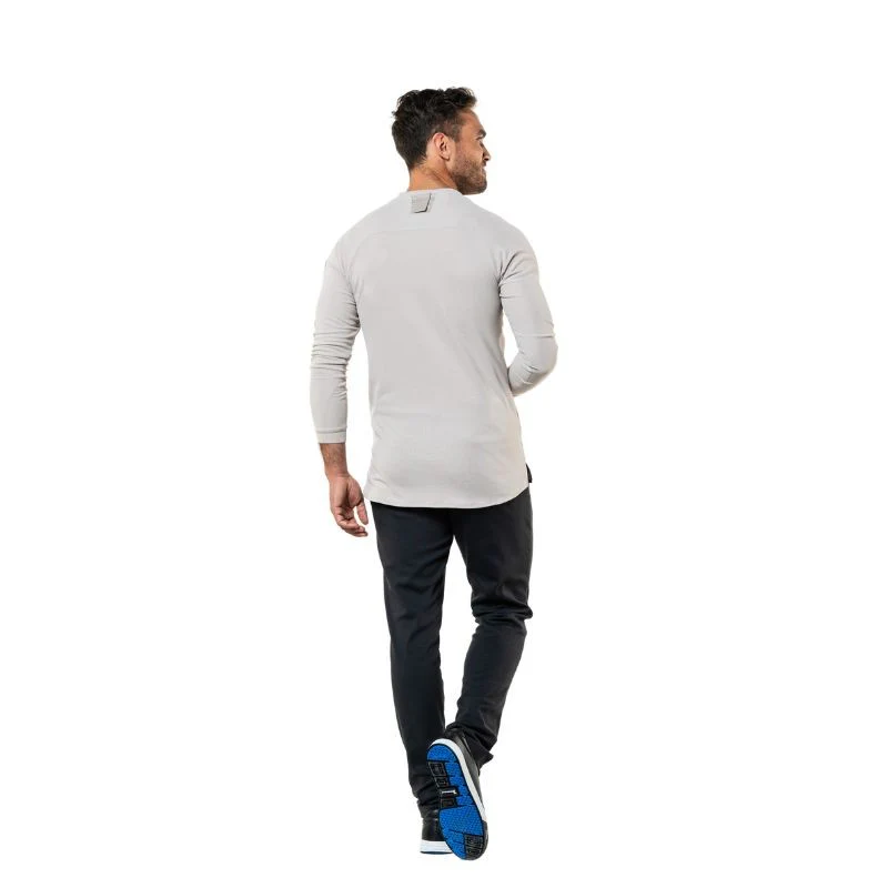 T-Shirt de Cuisine Homme Manches Longues Valente UFX Sable - CHAUD DEVANT - Image 3