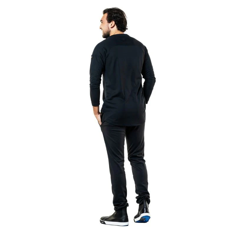 T-Shirt de Cuisine Homme Manches Longues Valente UFX Sable - CHAUD DEVANT - Image 7