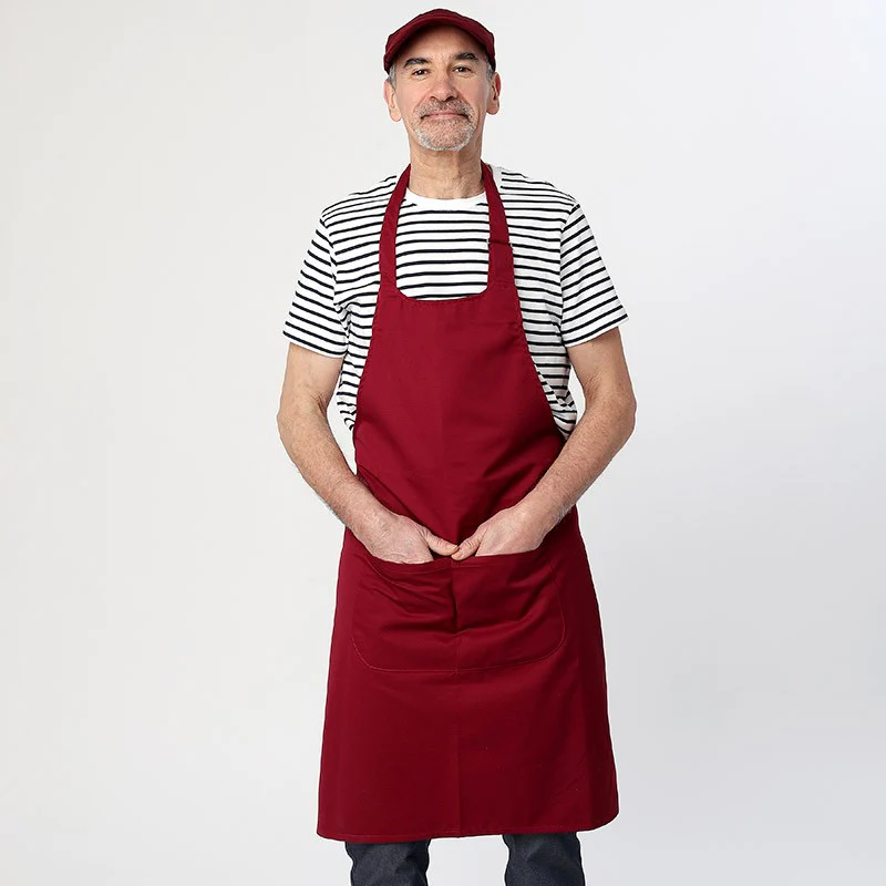 Tablier à Bavette Bordeaux - MANELLI - Image 5