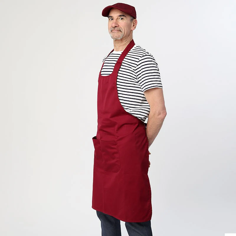 Tablier à Bavette Bordeaux - MANELLI - Image 6