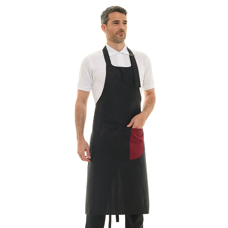 Tablier à Bavette et Bande Couleur - MANELLI - Image 4