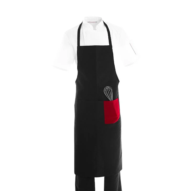 Tablier à Bavette Bande de Couleur pour Pâtissier - MANELLI - Image 5