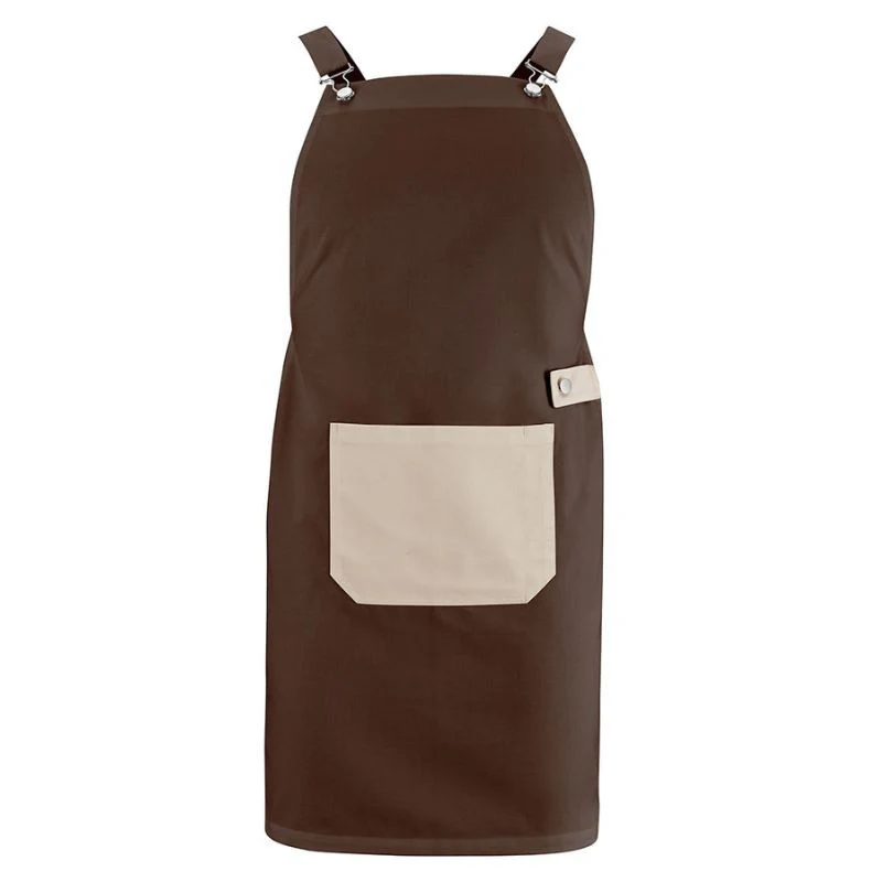 Tablier à Bavette Granole Noir (Sans Bretelles) - LAFONT CUISINE - Image 11
