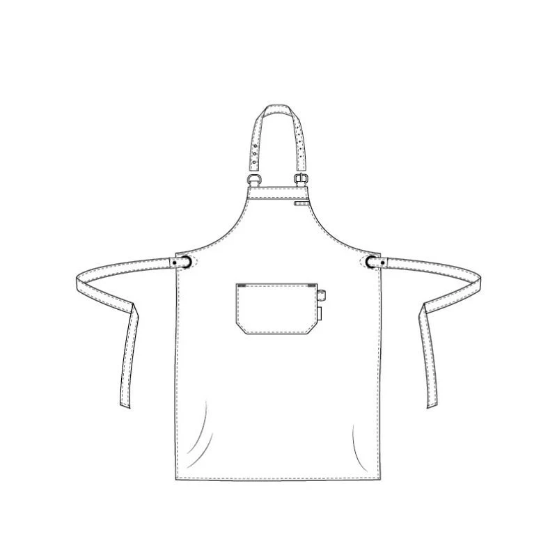 Tablier Bourbon Or en 70% Cuir - CHAUD DEVANT - Image 2