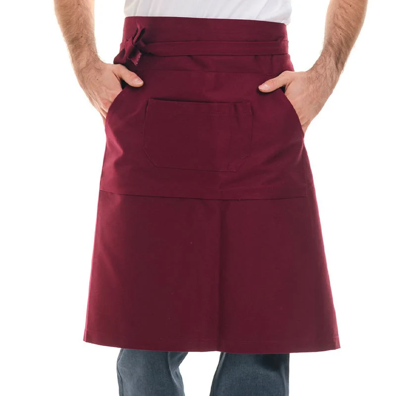 Tablier de Cuisine Demi-Chef Bordeaux - KARIBAN