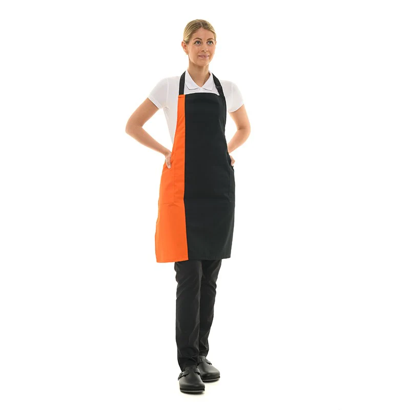 Tablier de Cuisine Bande de Couleur Bordeaux - MANELLI - Image 10