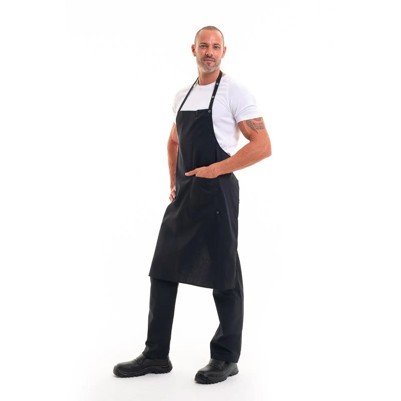 Tablier de Cuisine Unisexe Noir Dax - ROBUR - Image 2
