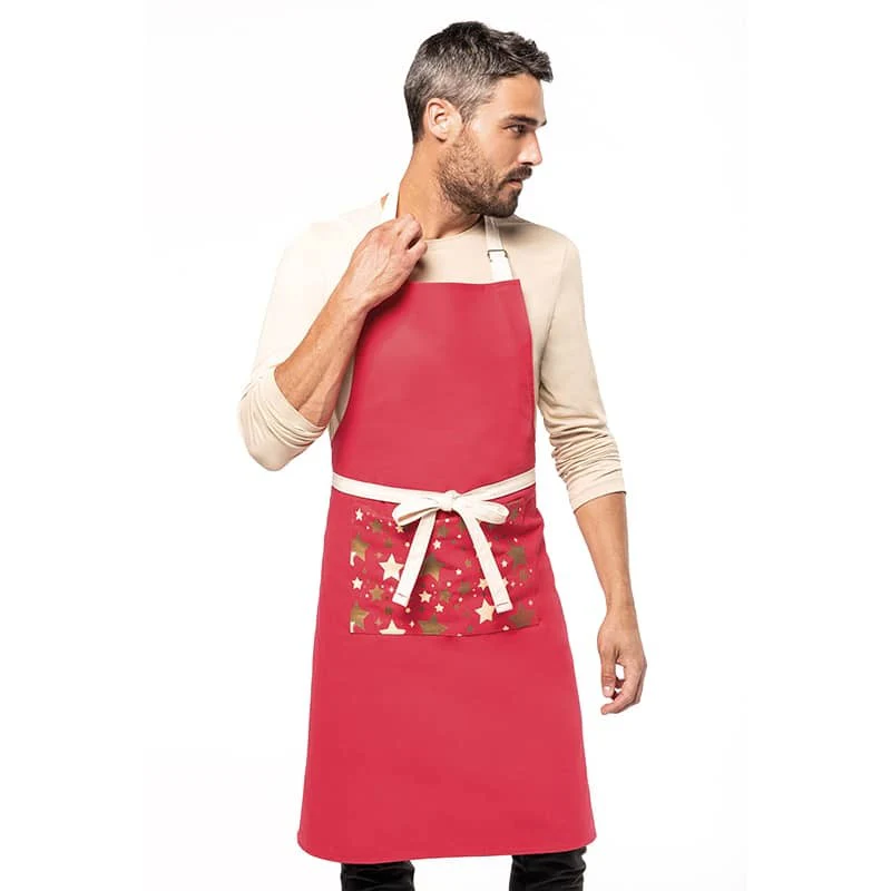 Tablier de Noël Rouge - TOPTEX
