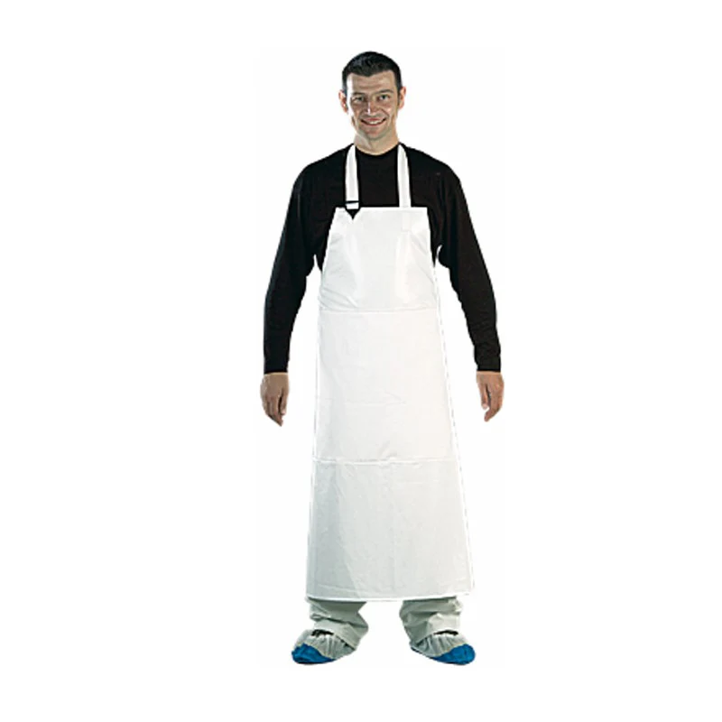 Tablier de Cuisine Blanc en PVC - EUROPROTECTION - Image 2