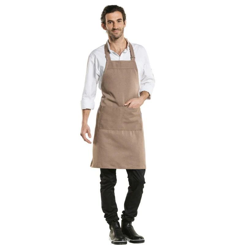 Tablier Style Nordique Bleu Denim - CHAUD DEVANT - Image 3