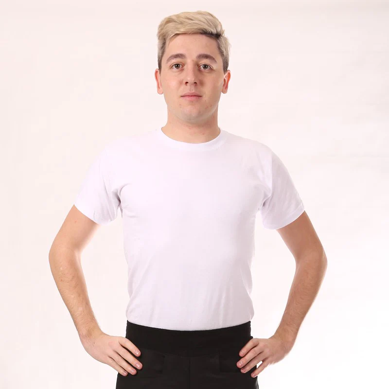 Tee-shirt de Travail Coton Homme Blanc - TOPTEX - Image 3