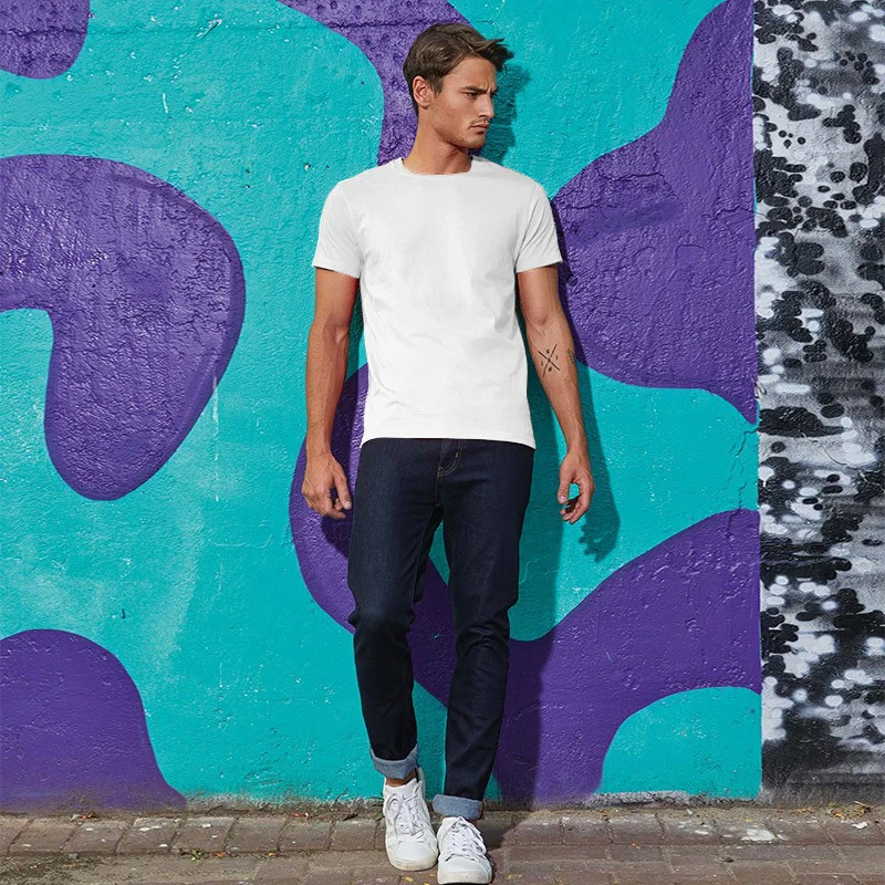 Tee-shirt de Travail Coton Homme Blanc - TOPTEX - Image 4