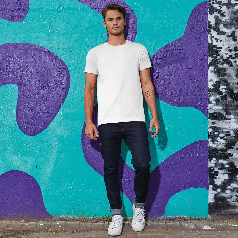 Tee-shirt de Travail Coton Homme Blanc - TOPTEX - Image 6
