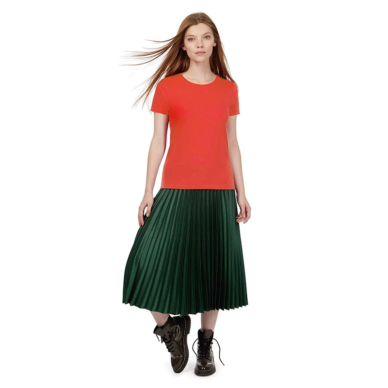 Tee-shirt de Travail Femme 100% Coton Orange - TOPTEX - Image 3