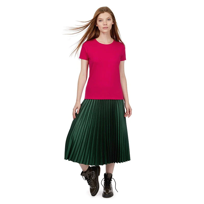 Tee-shirt de Travail Coton Femme Rose Fuchsia - TOPTEX - Image 3