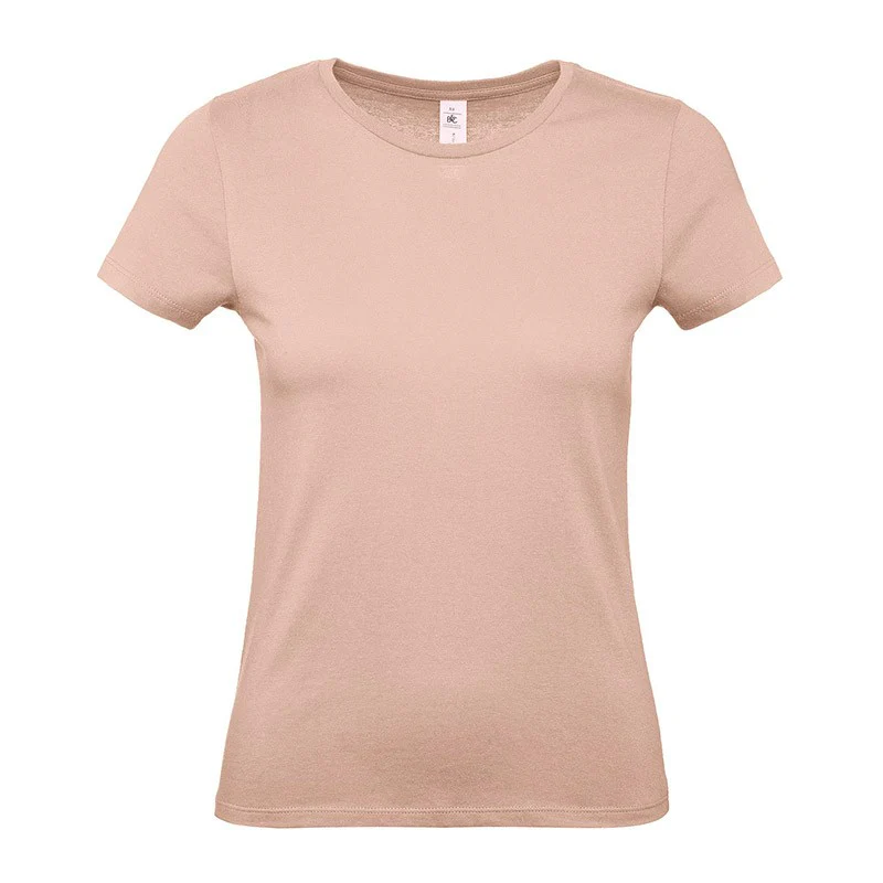 Tee-shirt de Travail Coton Femme Rose Pâle - TOPTEX
