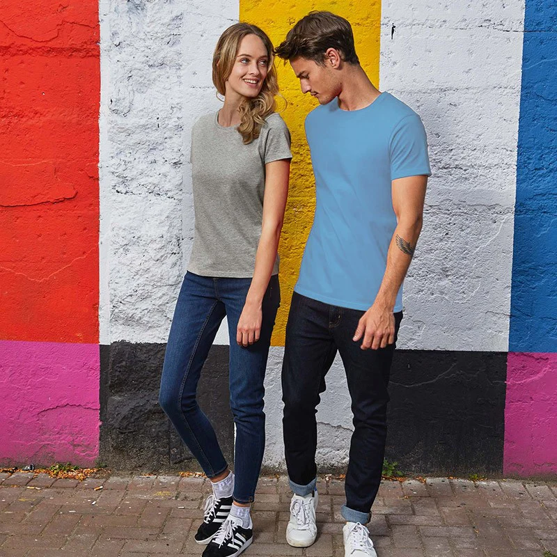 Tee-Shirt de Travail Coton Homme Bleu Ciel - TOPTEX - Image 4