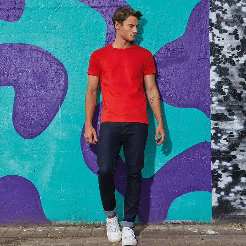 Tee-Shirt de Travail Coton Homme Rouge - TOPTEX - Image 5