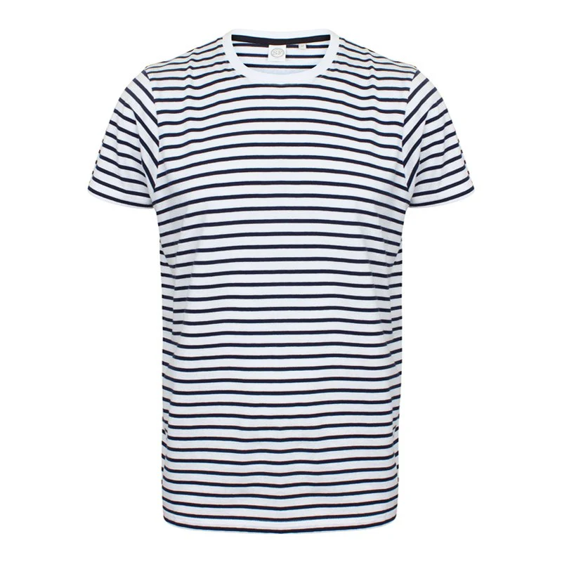 Tee-Shirt de Travail Manches Courtes Marinière - TOPTEX