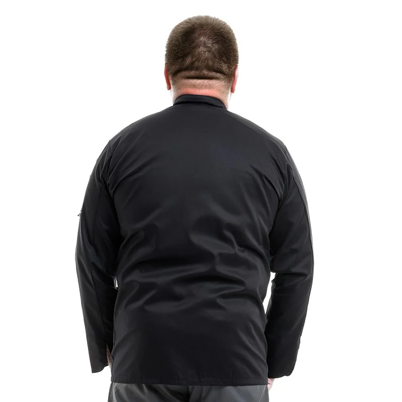 Veste de Cuisine Grande Taille Noire Dos Aéré - MANELLI - Image 10