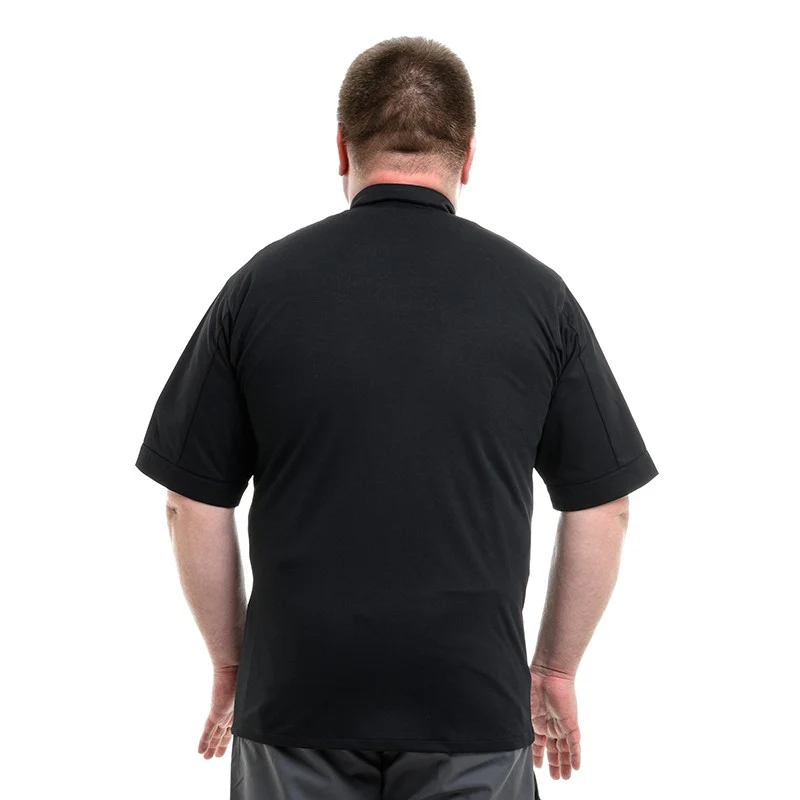 Veste de Cuisine Grande Taille Noire Dos Aéré - MANELLI - Image 6