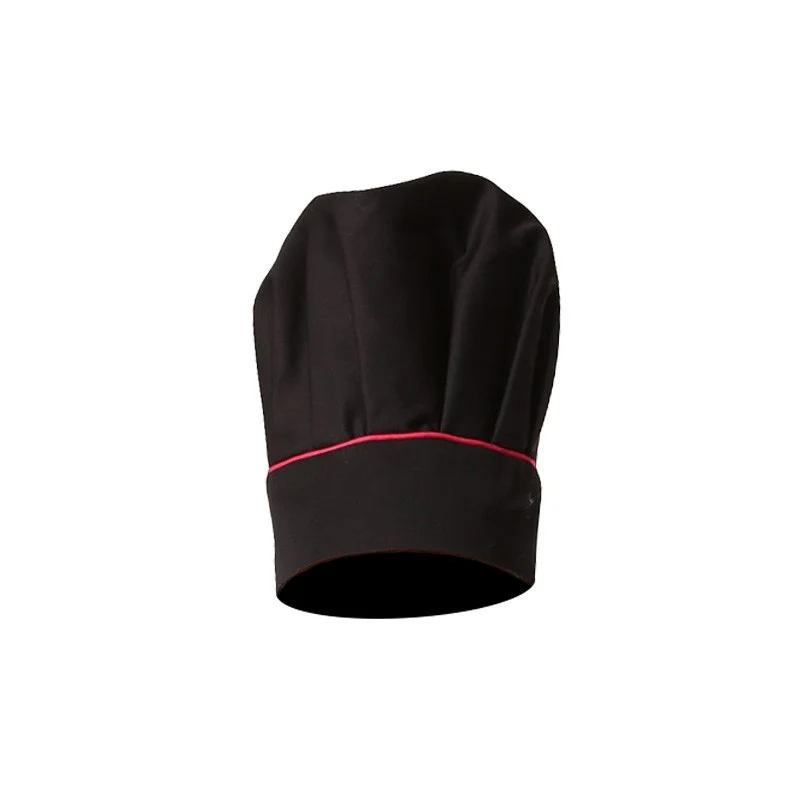 Toque Noire Liseré Rose - MANELLI