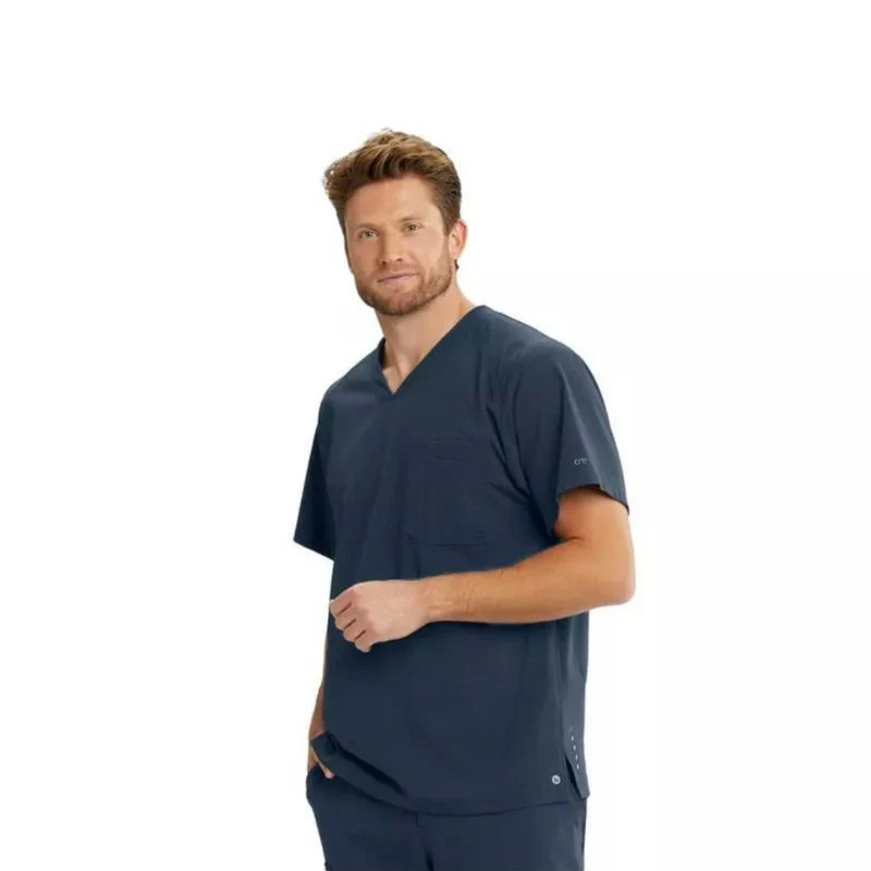 Tunique Homme Col V Bleu Indigo - GREY'S ANATOMY by BARCO - Image 4