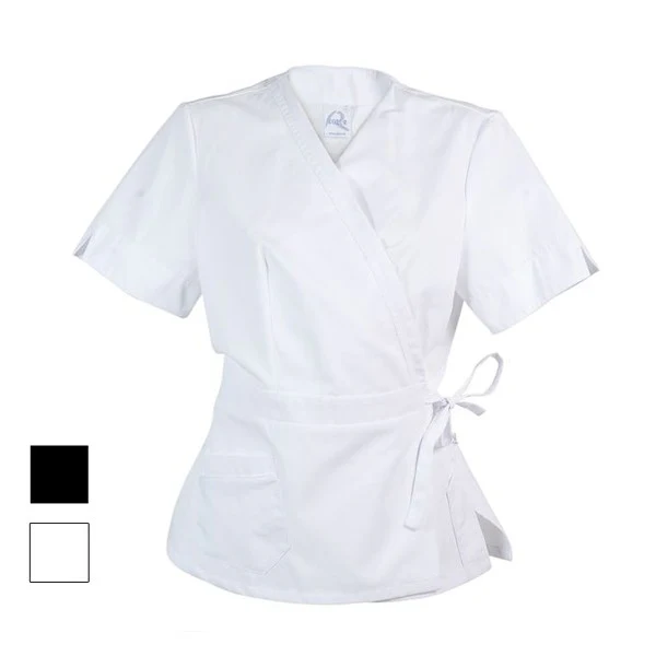 Blouse Esthéticienne Etudiante Forme Cache-Cœur - MANELLI - Image 3