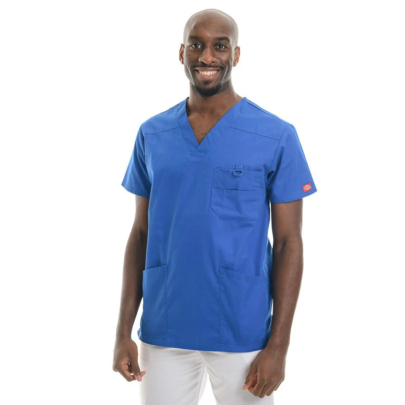 Tunique Médicale Homme Manches Courtes Bleu - DICKIES MEDICAL - Image 5