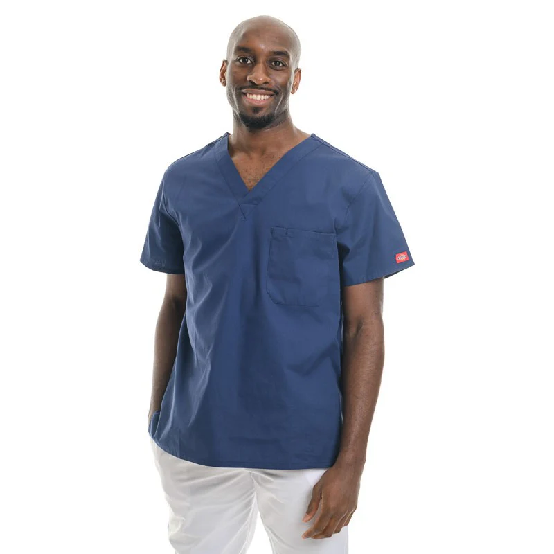 Tunique Médicale Homme Manches Courtes Bleu Royal - DICKIES MEDICAL - Image 2