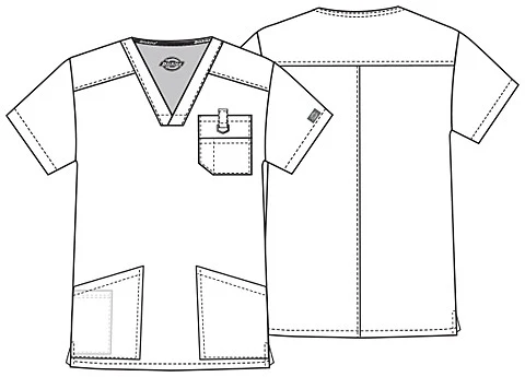 Tunique Médicale Homme Manches Courtes Bleu Royal - DICKIES MEDICAL - Image 7