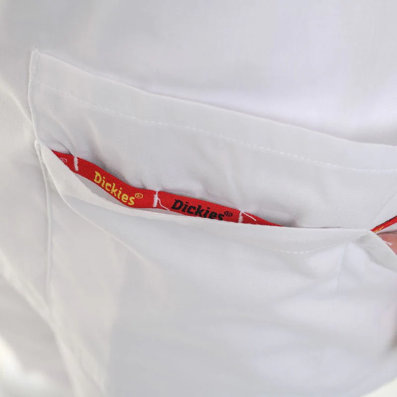 Tunique Médicale Femme Manches Courtes Col V Blanc - DICKIES MEDICAL - Image 4