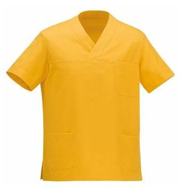 Tunique Médicale Unisexe Jaune à Col V - EGOCHEF - Image 8