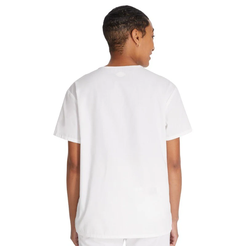 Tunique Médicale Unisexe Manches Courtes Blanc Col V - DICKIES MEDICAL - Image 5
