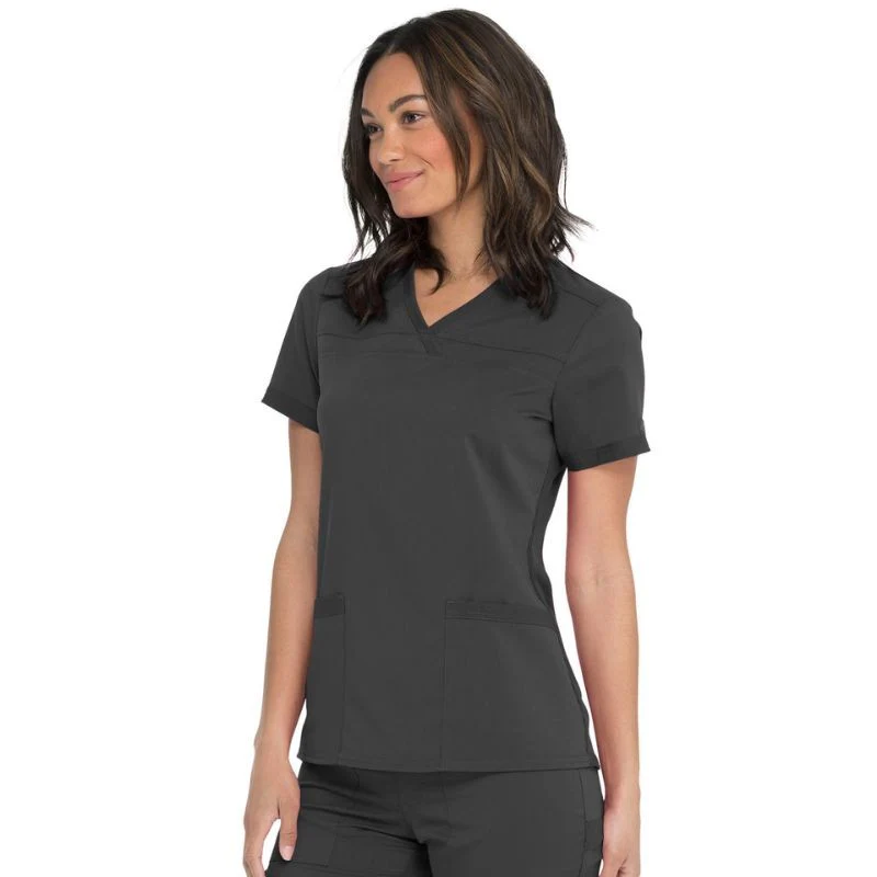 Tunique Médicale Femme Col V Grise - DICKIES MEDICAL - Image 2