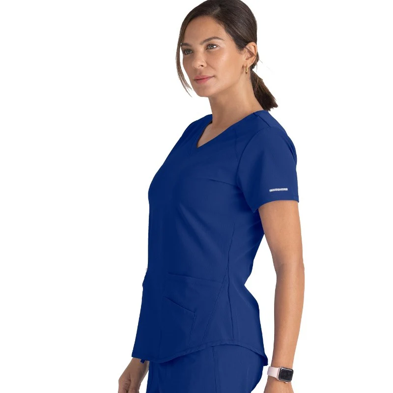 Tunique Médicale Femme Turquoise Col V - SKECHERS - Image 12
