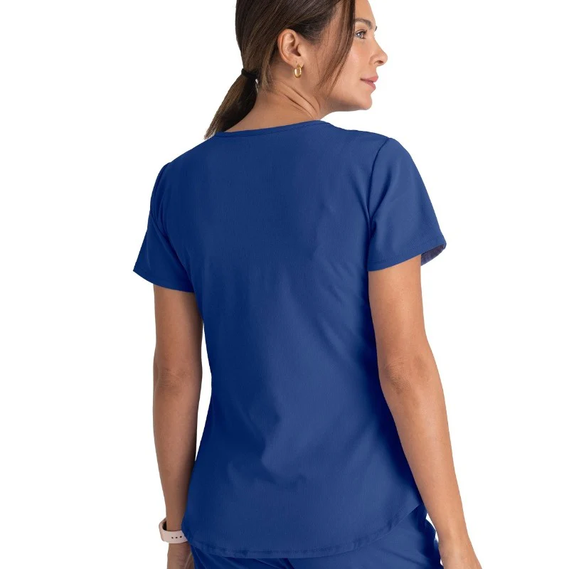 Tunique Médicale Femme Turquoise Col V - SKECHERS - Image 13