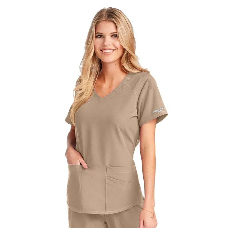 Tunique Médicale Femme Turquoise Col V - SKECHERS - Image 28