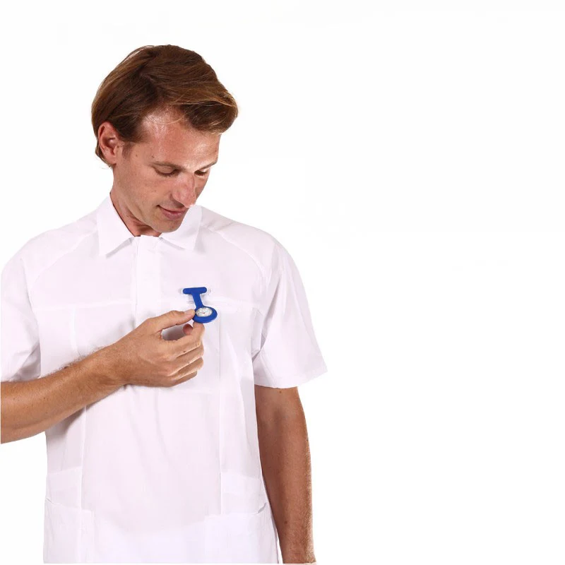 Tunique Médicale Homme Manches Courtes Blanc - LAFONT SANTE - Image 2